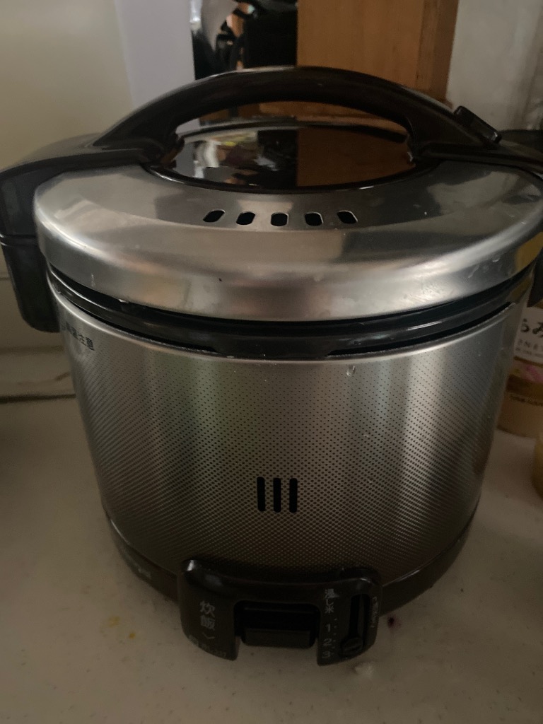 【新品、未使用】リンナイ ガス炊飯器 RR-030FS (DB) ダークブラウン こがまる ガス炊飯器 リンナイ RR-030FS(A)(DB) 3合炊き 炊飯