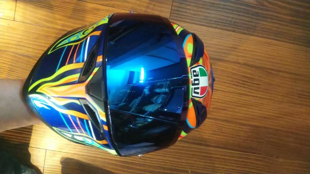 ※なお※ AGV K3 ヘルメット用 バイザー イリジウムブルー AGVヘルメット】シールド交換 イリジウムブルー - たびるのゆる