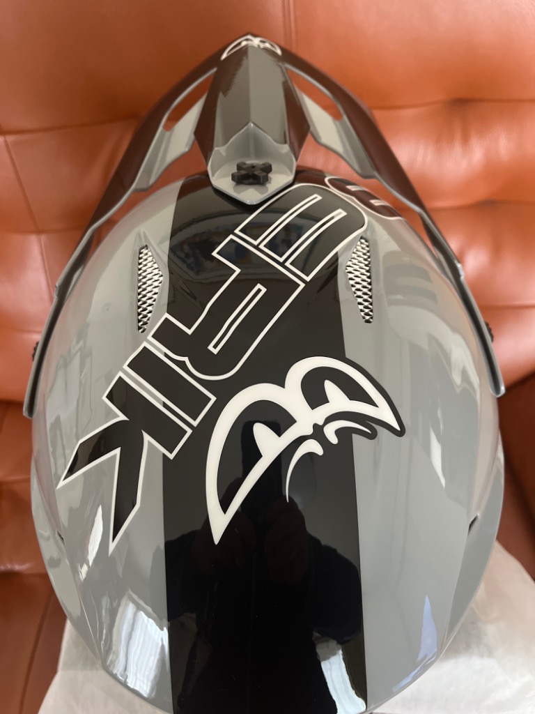 BERIK】ベリック オフロード ヘルメット HEL-239201-BK GREY