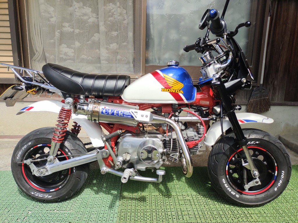 モンキー　FI オーバーステンカーボン OVER RACING オーヴァー ステンカーボンマフラー MONKEY(FI