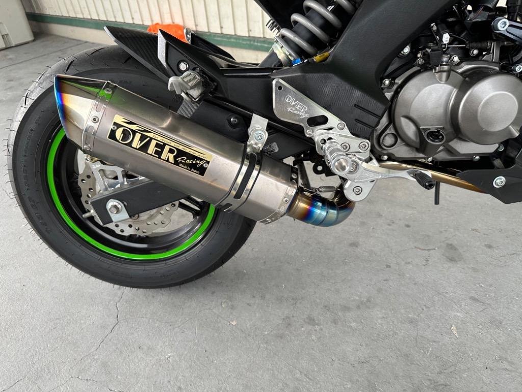 OVER オーヴァー TT-Formula RS フルチタンマフラー Z125-PRO : 16-65