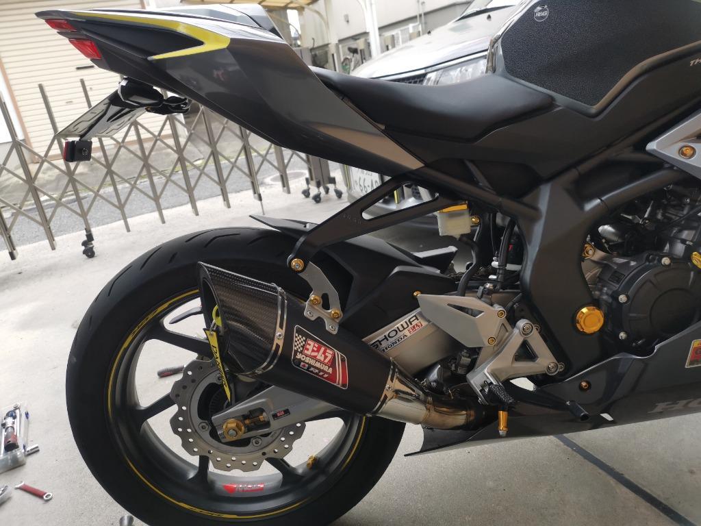 OVER オーヴァー アルミビレット マフラーステー ブラック CBR250RR