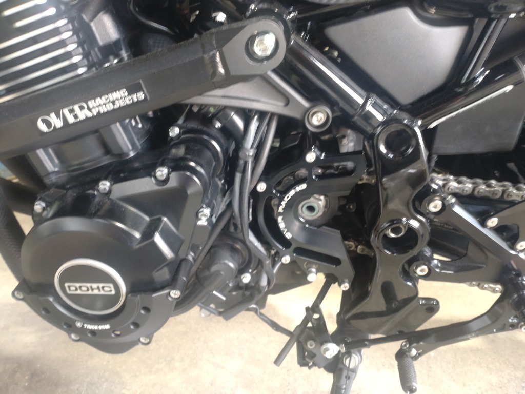 z900rs オーバーレーシング　スプロケカバー OVER RACING OVERRACING 57-71-11B スプロケットカバー チェンジ