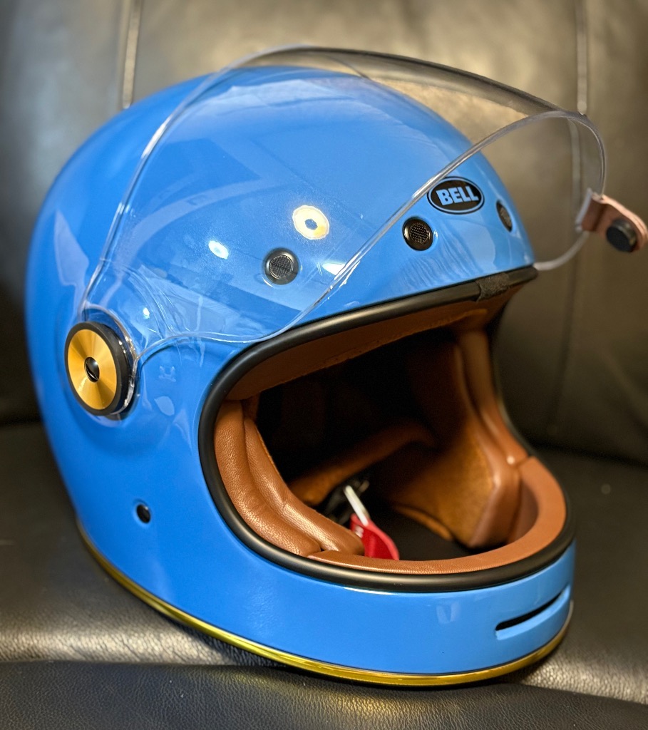【値引不可】BELL Bullitt ブルー Lサイズ ベルブリット ヘルメット BELL（ヘルメット） ベル フルフェイス BULLITT ソリッド グロス