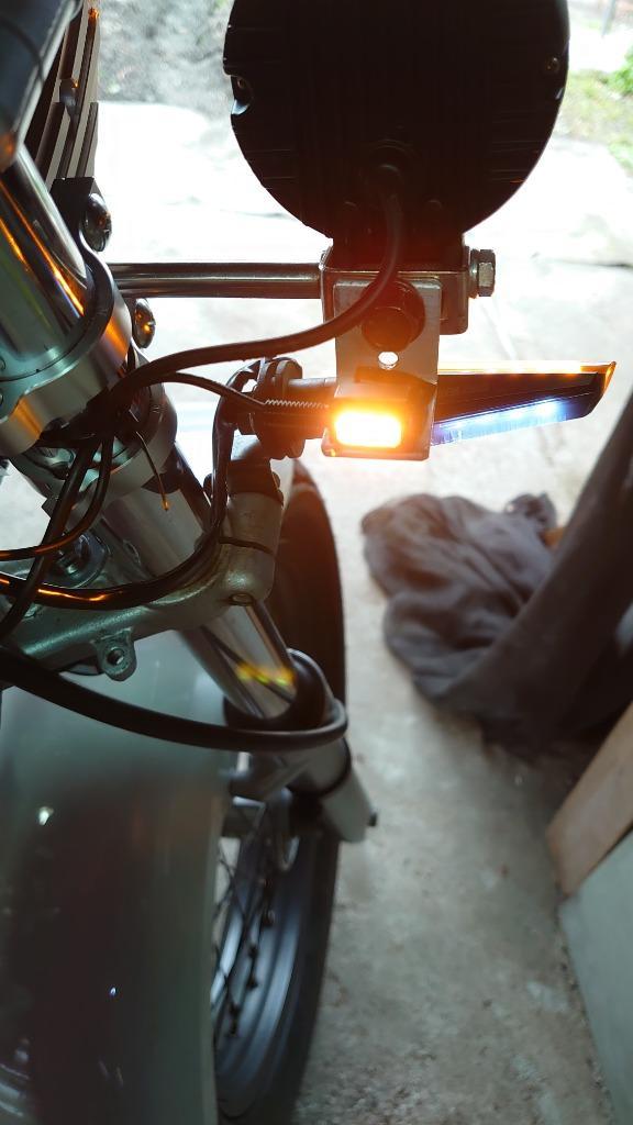 バイク 汎用 LED ウインカー 極小 ミニ 2個 カフェレーサー チョッパー