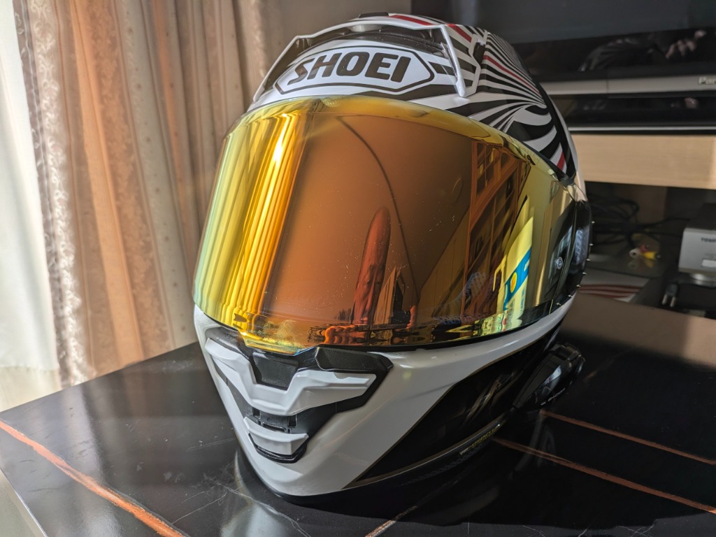 新品SHOEI　CWR-F2 スモークミラーシールド　ファイアーオレンジ SHOEI ショウエイ CWR-F2 スモークミラーシールド ファイアー