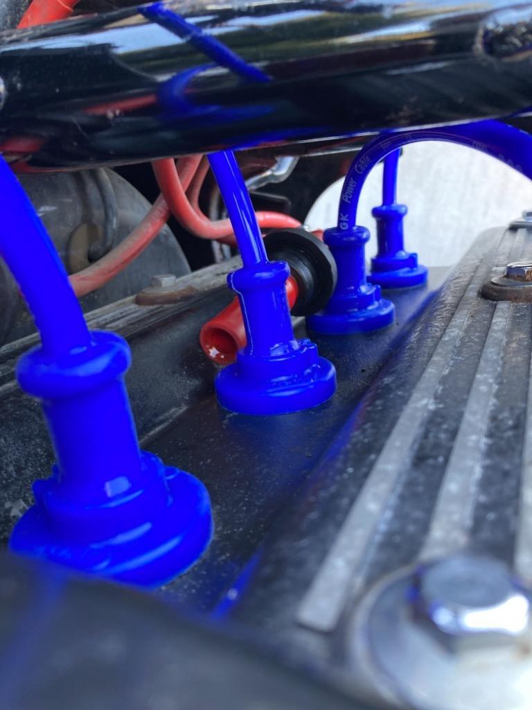 NGK NGK KA1B パワーケーブル（プラグコード） ブルー 4本セット