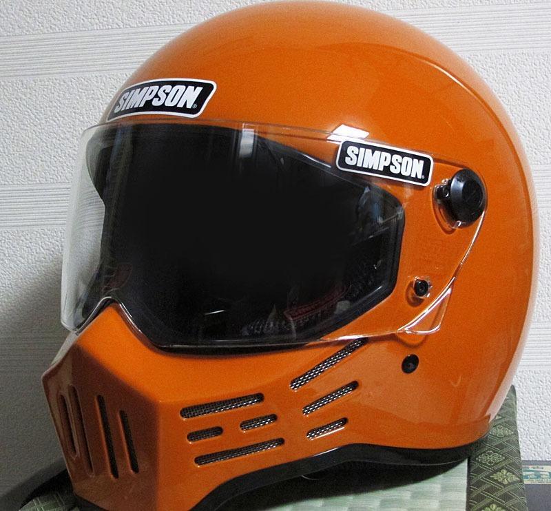 シンプソン M30 （オレンジ） バイク用フルフェイスヘルメット SIMPSON MODEL 30