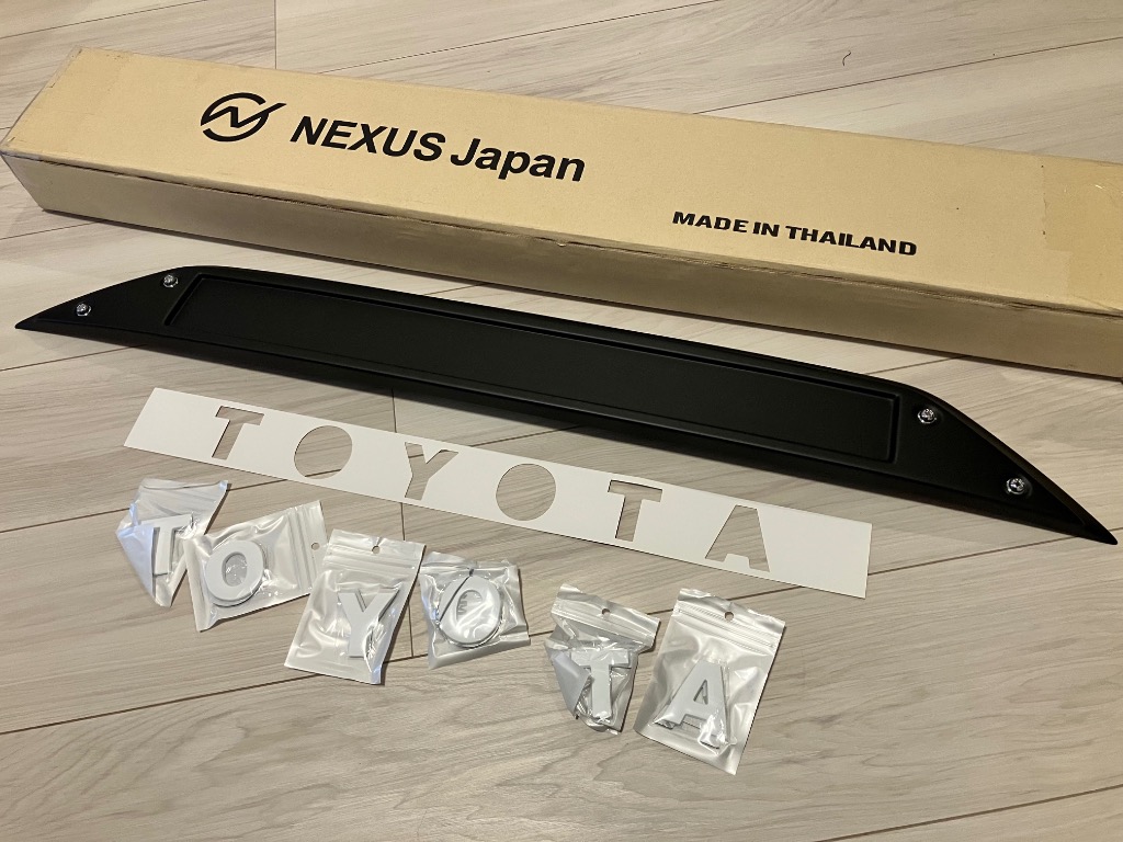 RAV4 50系 リアエンブレム マークレスカバー バックドアガーニッシュ