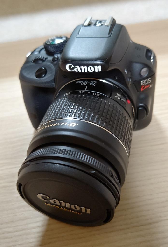 Canon キヤノン EOS Kiss X7 レンズキット 新品SD32GB付き iPhone転送 