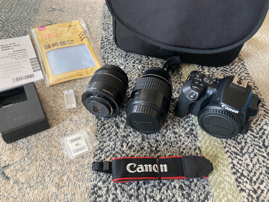 【美品】Canon EOS Kiss X10 一眼レフ セット EOS Kiss Canon キヤノン X10 ダブルズームキット : 山ウサギカメラ