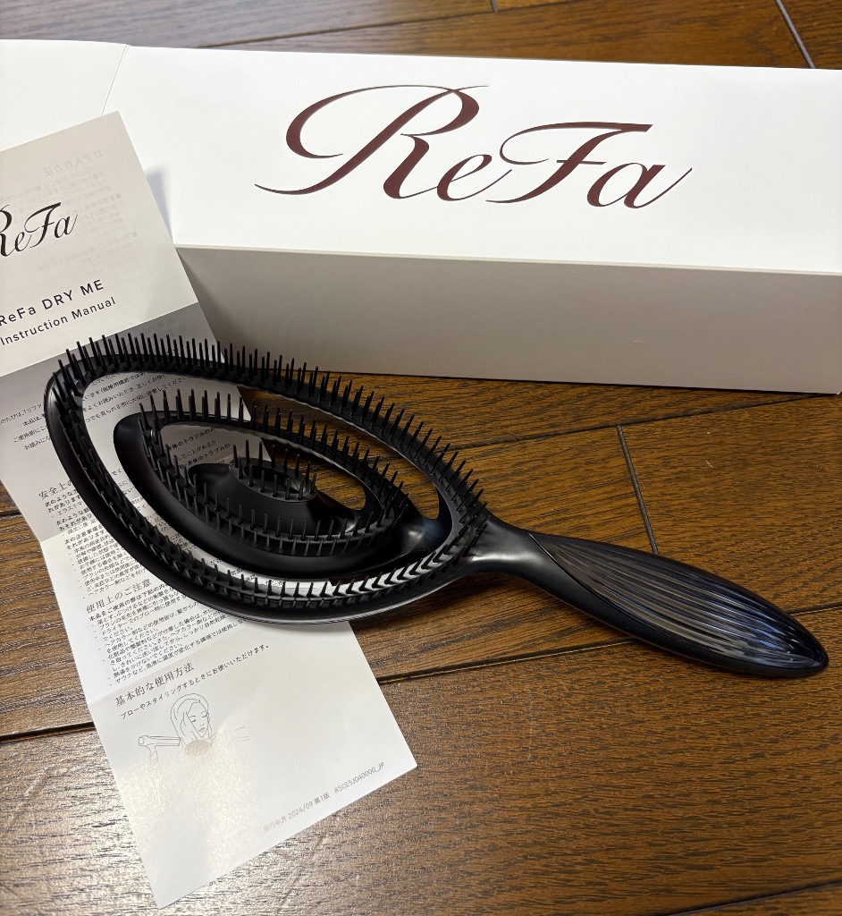 リファ　ブラシ　新品　未使用　ブラック ReFa（リファ） ○ ドライブラシ 速乾 ツヤ髪 リファ公式 ○リファ