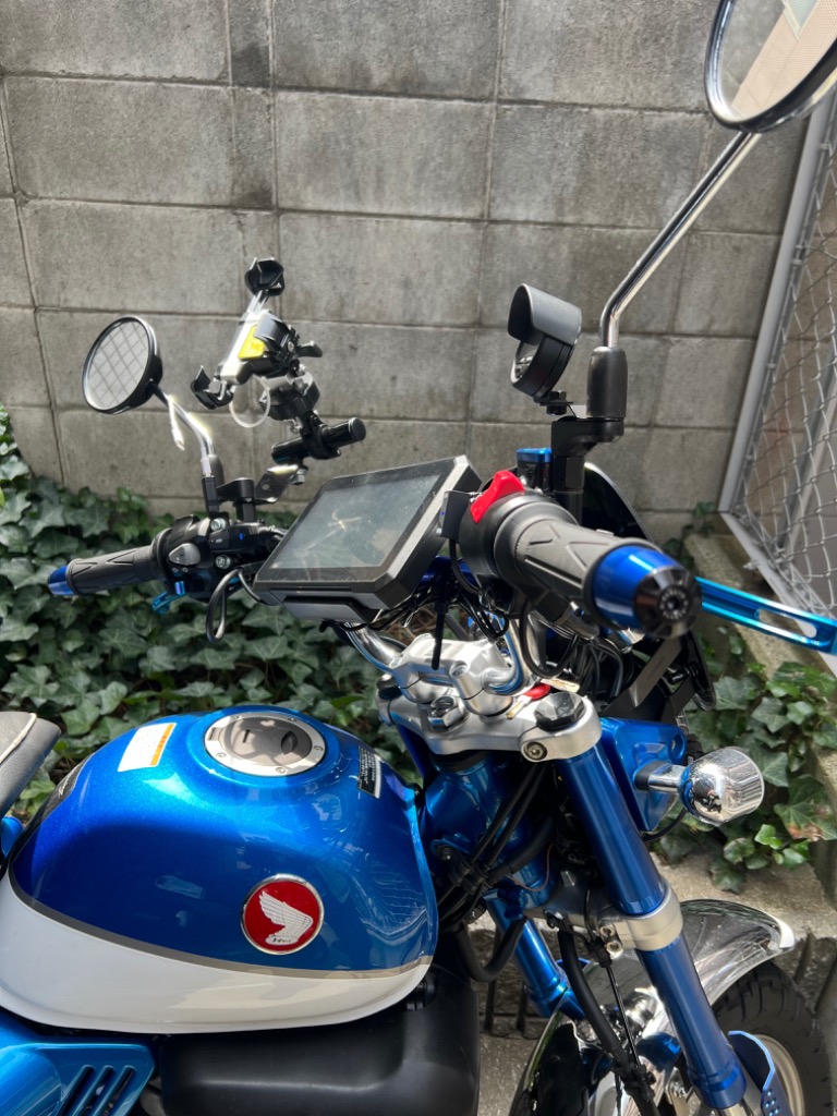 バイク用 ディスプレイオーディオ 7インチ 防水 ワイヤレス