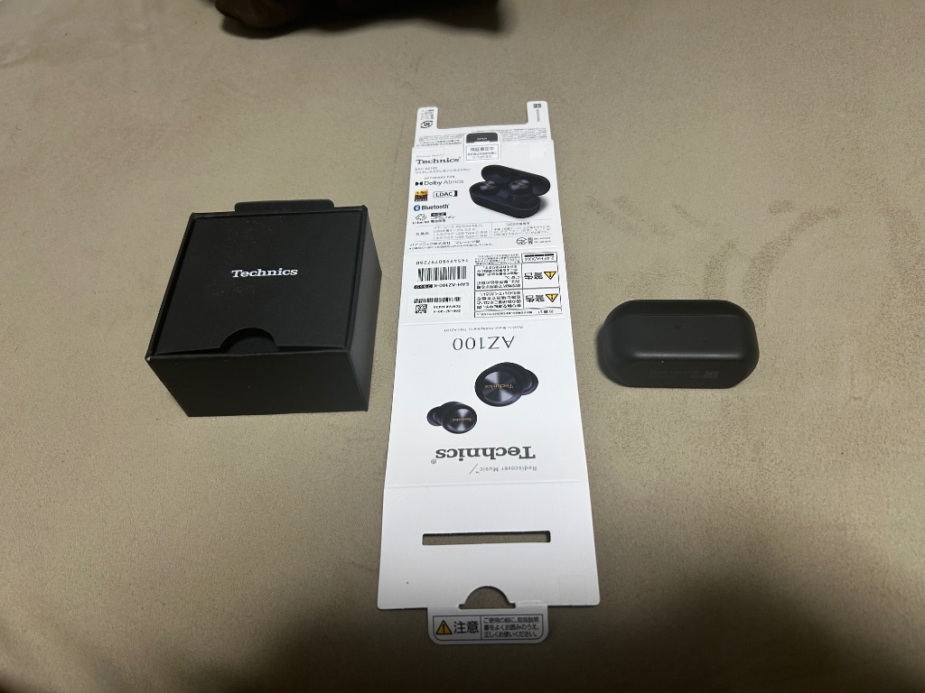 極美品！Technics ワイヤレスイヤホン AZ100 ブラック 保証書あり 楽天市場】【長期保証付】Technics テクニクス EAH-AZ100-K
