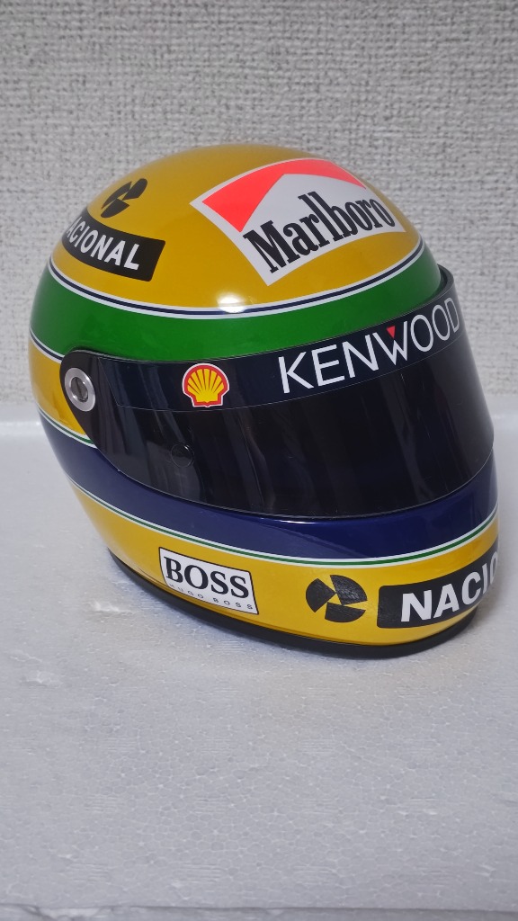 1/2ヘルメット'93アイルトン・セナ マルボロデカール : ミュージアム