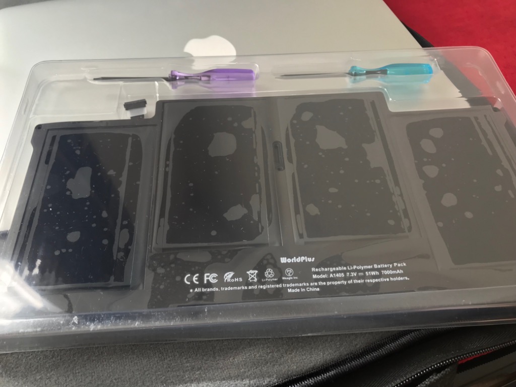 MacBook Air WorldPlus A1405 A1496 交換バッテリー Apple 13