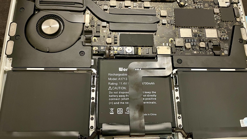 MacBook Pro WorldPlus A1713 A2171 互換バッテリー 13インチ