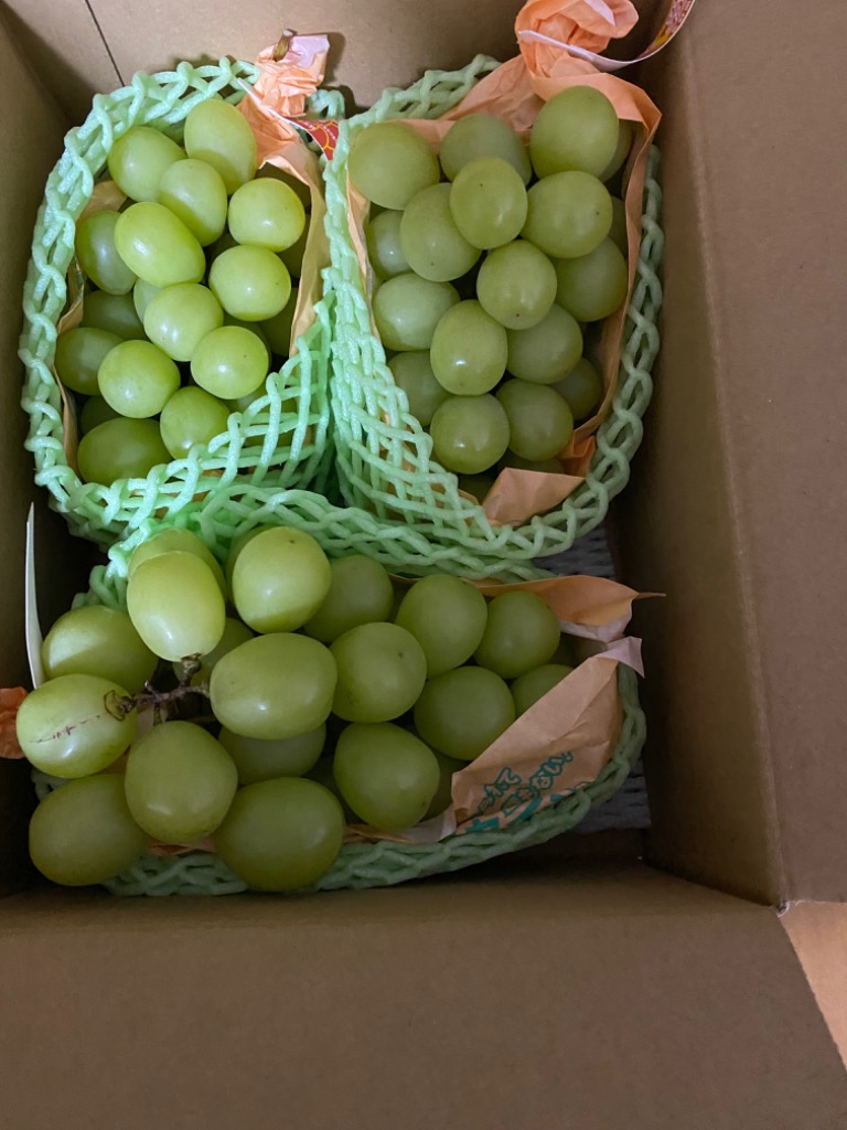 山梨県・長野県産 シャインマスカット 秀品3Lサイズ以上2kg（3-4