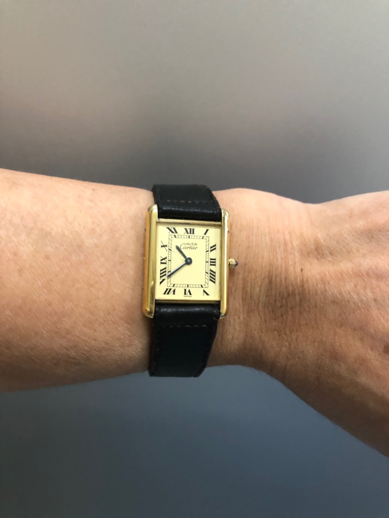 TANK（Cartier） カルティエ マストタンク ヴェルメイユ LM 手巻き OH