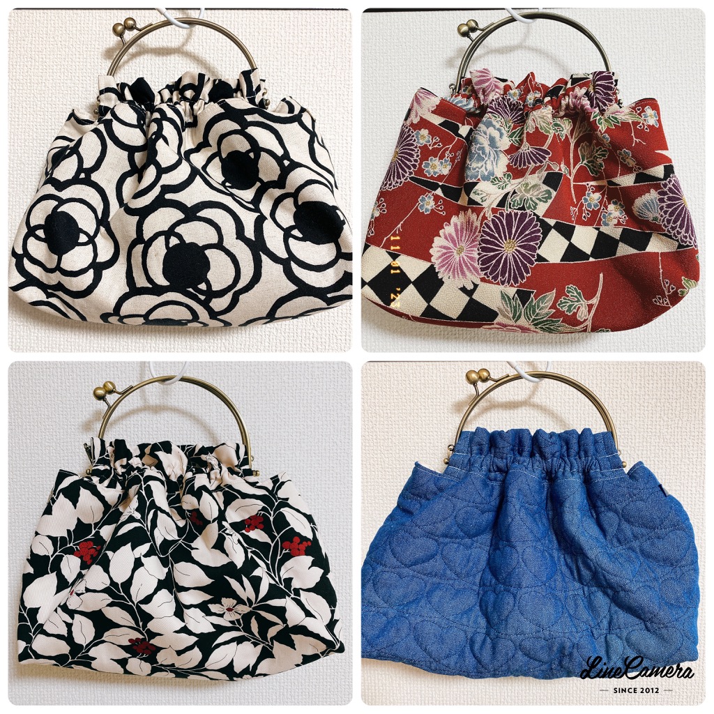 MY mama がま口 ベンリー口金 ハンドバッグ 手作り工房 ハンドメイド