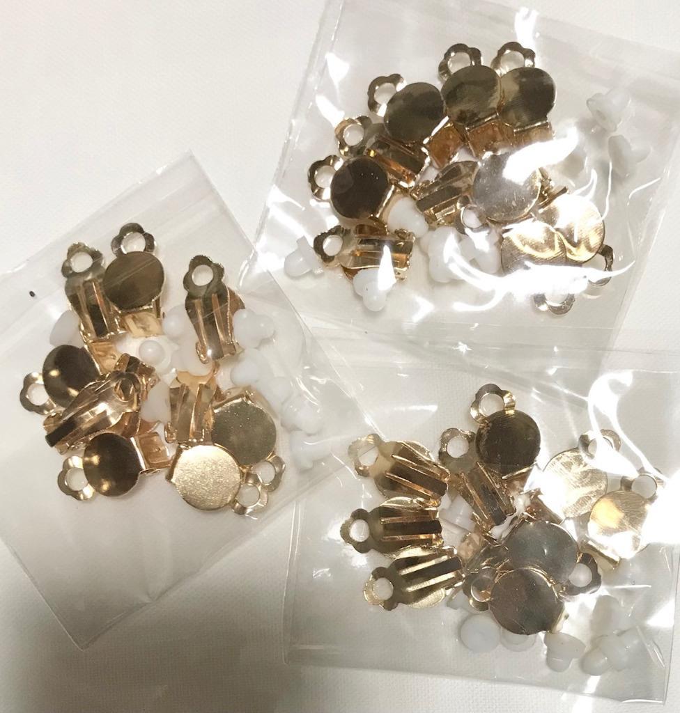MY mama アクセサリー パーツ イヤリング 金具 台座 手作り 手芸