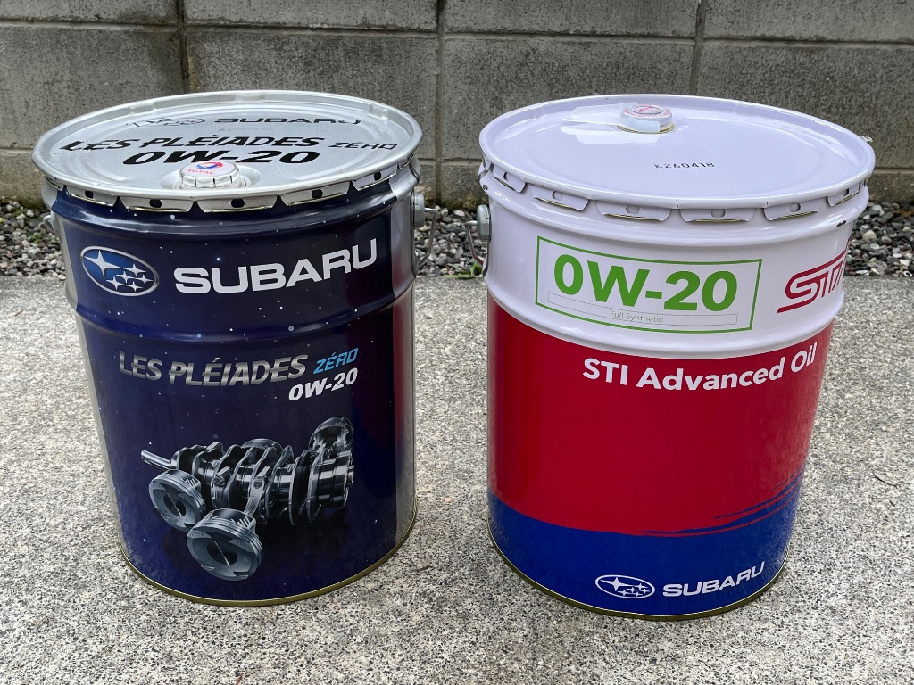 SUBARU（スバル） STI アドバンスト オイル 0W20 20L缶 沖縄