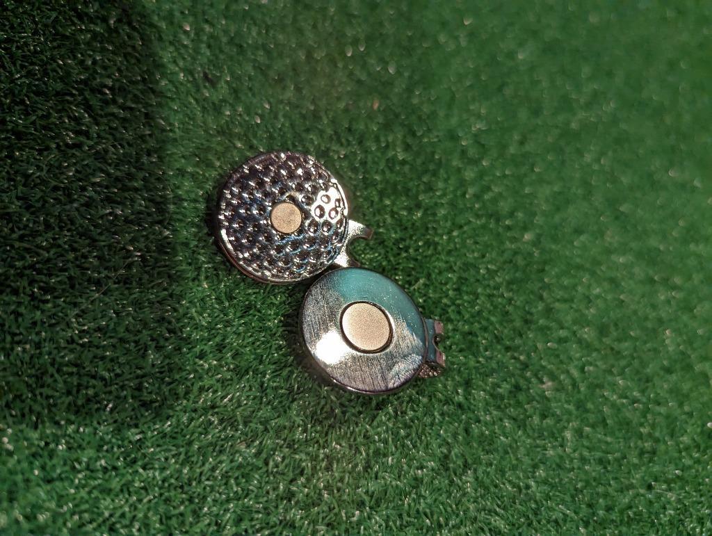 2024 マスターズ　キャップ　マグネット式マーカー付き　ハットクリップ Amazon.com : Magnetic Golf Hat Clip Golf Ball Aiming Marker