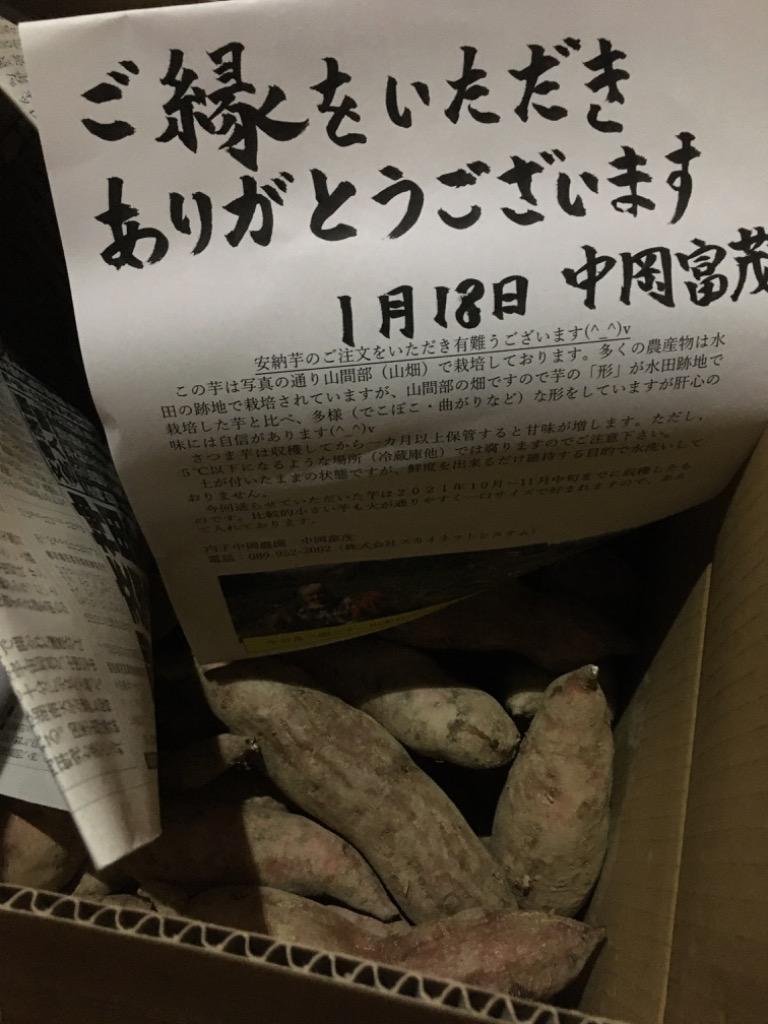 愛媛県内子産無農薬さつまいも（安納芋）10kg （風袋込み・商品重量：約9.2kg） : 1003 : 内子中岡農園 - 通販 -  Yahoo!ショッピング