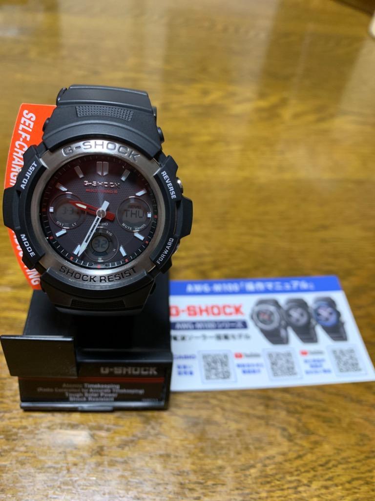 さらにポイント+6倍】 G-SHOCK 電波 ソーラー 電波時計 AWG-M100 アナデジ 腕時計 カシオ Gショック ブラック 選べるモデル : AWG-M100-1AER:腕時計のななぷれ - 通販 - Yahoo!ショッピング