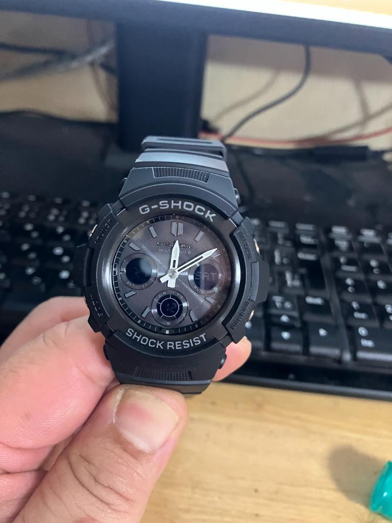 さらにポイント+6倍】 G-SHOCK ブラック 電波 ソーラー CASIO AWG-M100B-1ACR アナデジ 腕時計 カシオ Gショック オールブラック  時計 :AWG-M100B-1ACR:腕時計のななぷれ - 通販 - Yahoo!ショッピング