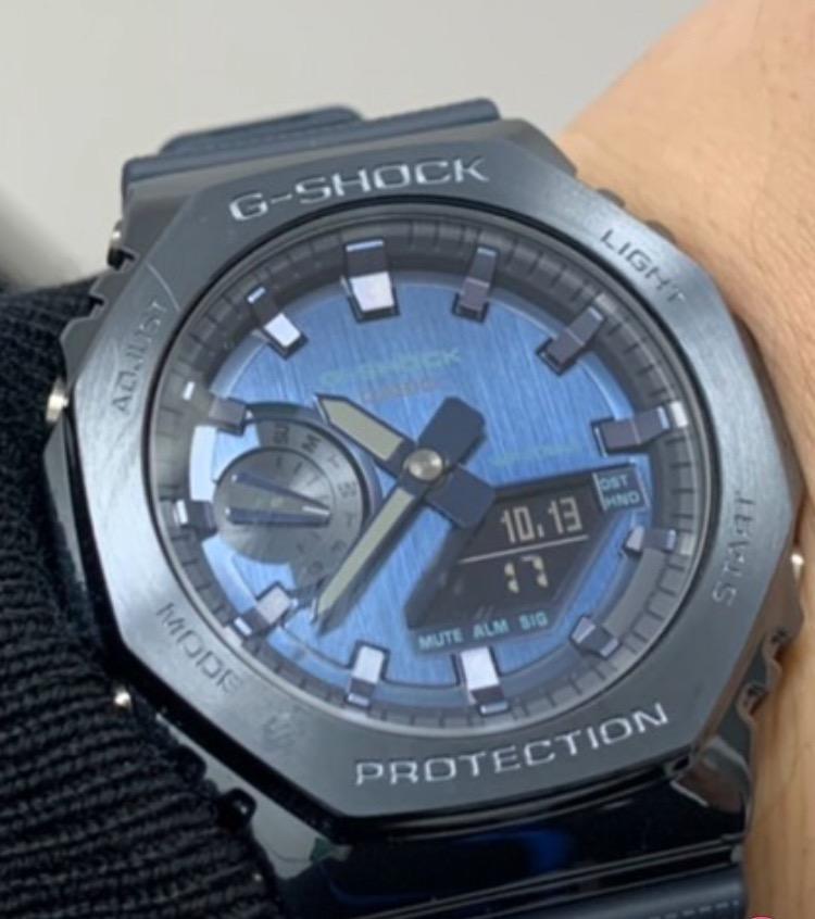 Gショック　GM2100 ブルー G-SHOCK（Gショック）GM-2100シリーズ メタルバンドモデル