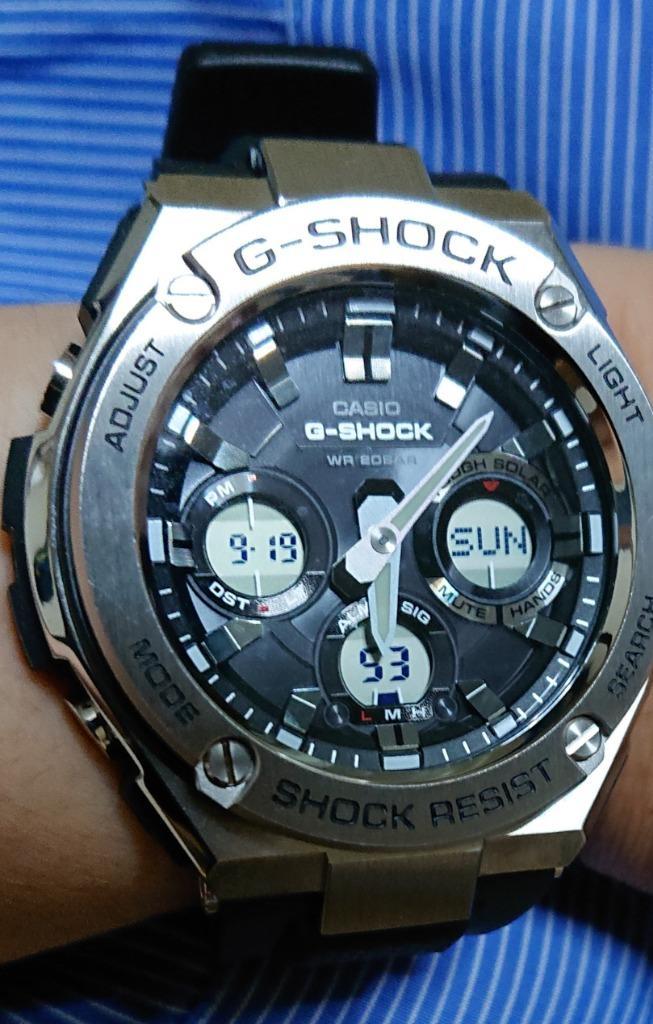 G-SHOCK ソーラー　GSTーS110-1ADRスチール G-SHOCK カシオ CASIO Gスチール G-STEEL ソーラー アナデジ