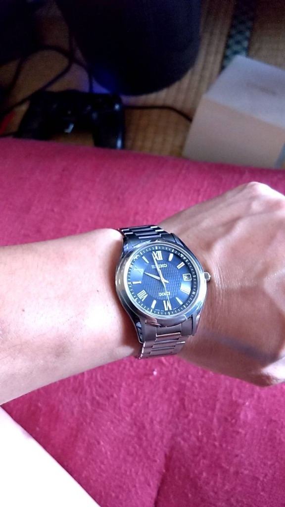 SEIKO DOLCE TITANIUM JAPAN 防水ソーラー メンズ腕時計 Dolce セイコー ドルチェ ソーラー電波 メンズ 腕時計 ブランド