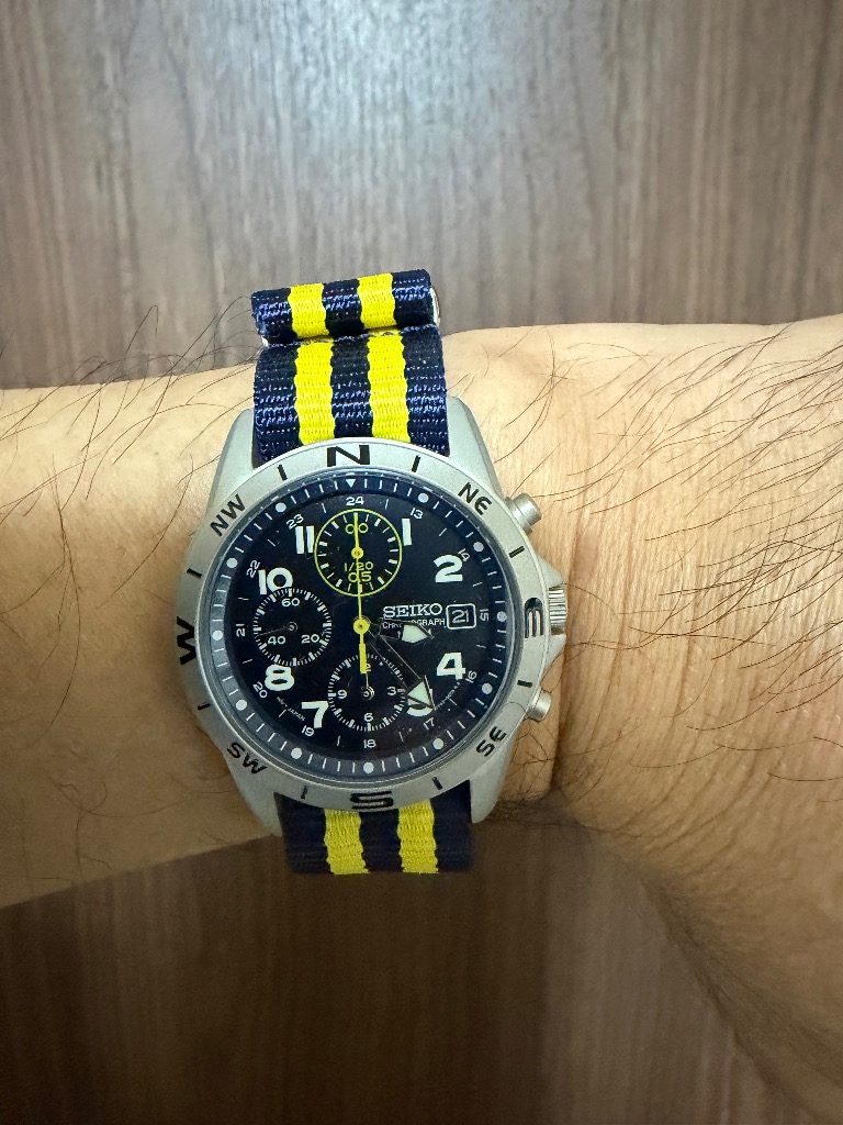 SEIKO（セイコー） クロノグラフ 逆輸入 海外モデル SND379P2 SND379R