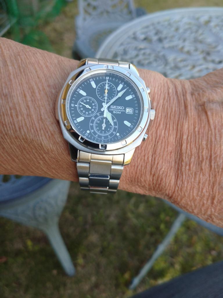 セイコー クロノグラフ 逆輸入 海外モデル SND411P1 メンズ 腕時計 ブランド
