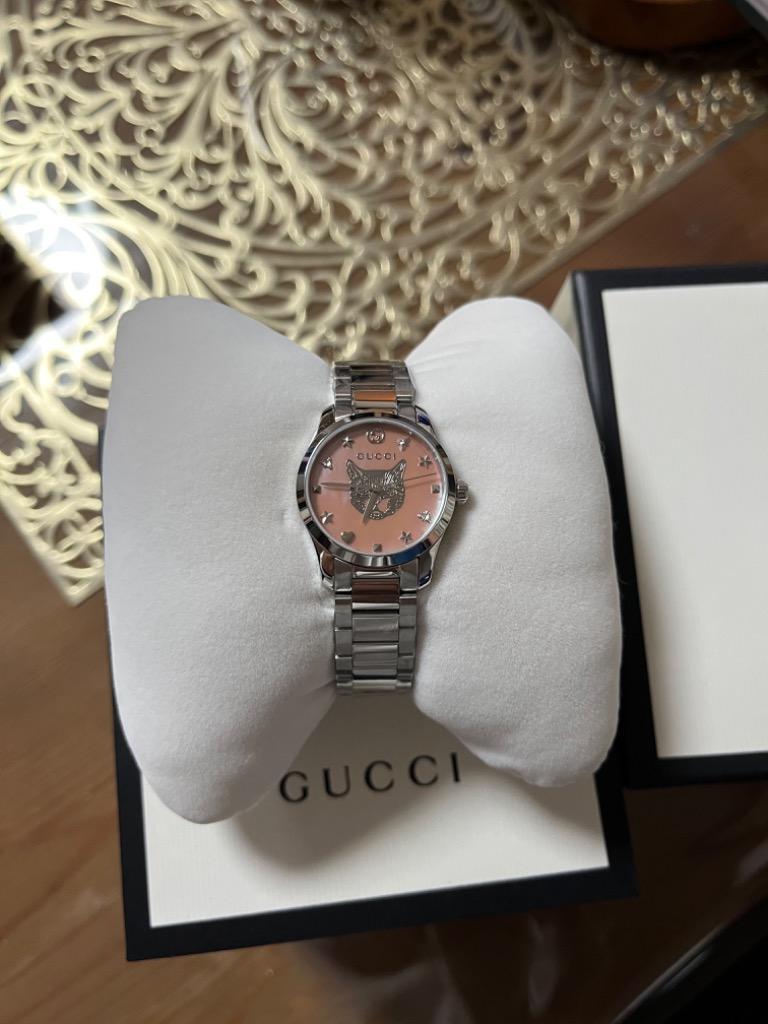 美品 グッチ Gタイムレス ピンクシェル YA1265013 126.5 グッチ GUCCI Gタイムレス YA1265013 126.5 クォーツ ピンク