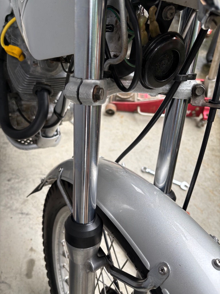 BZ345 新品送料無料 TL125S TL125 1975 31MM 純正品番51410-355-013に