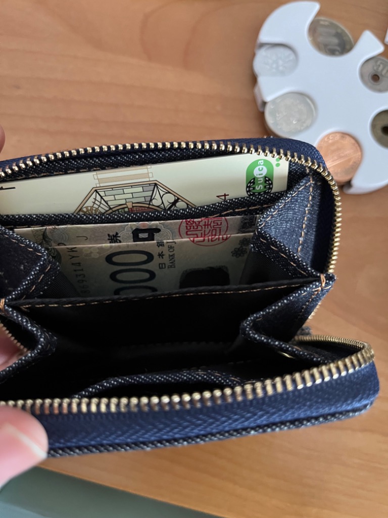 NeedNetwork コインケース 岡山デニム 小銭入れ ミニ財布 小銭