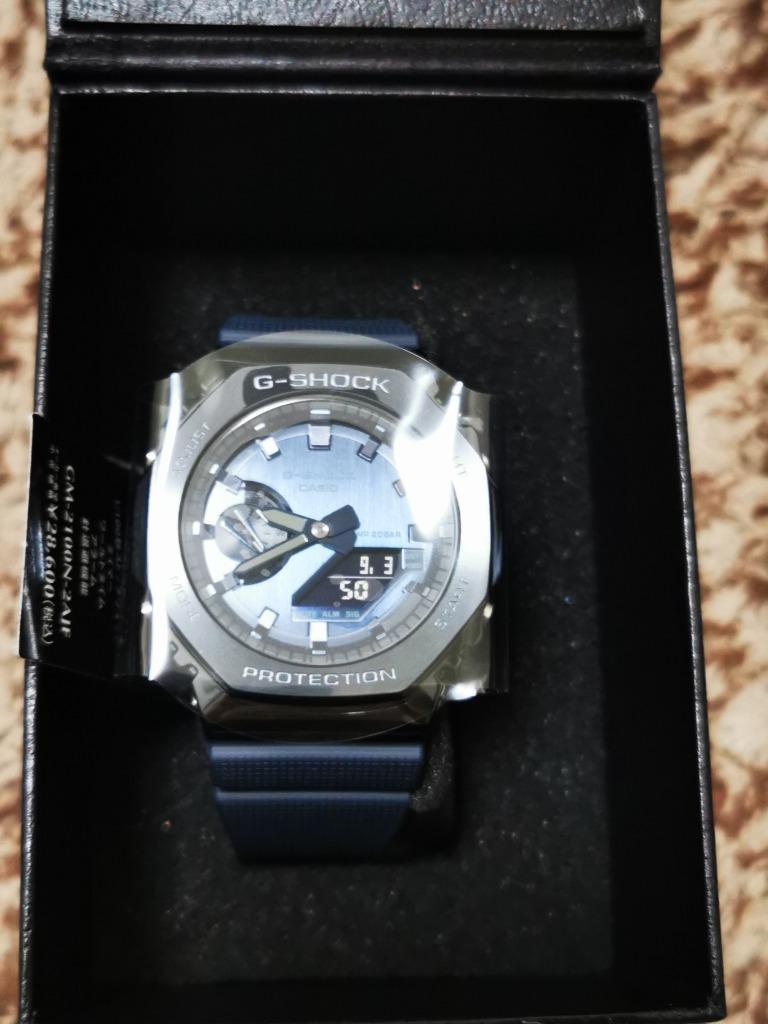 Gショック G-SHOCK メタル 腕時計 メンズ GM-2100N-2AJF ネイビー ジー