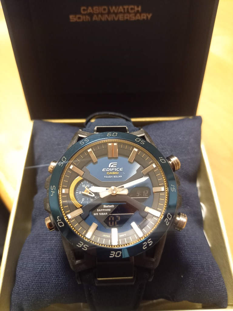 EDIFICE（CASIO） カシオ エディフィス ソーラー 腕時計 クロノ