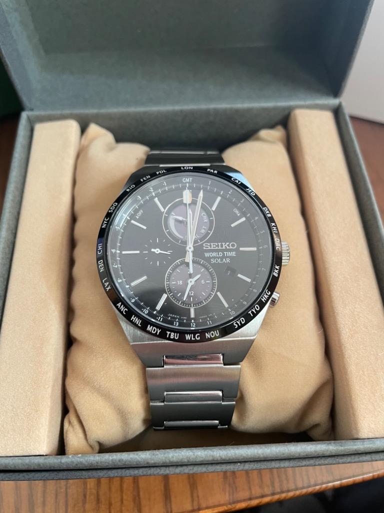 セイコー セレクション ソーラー 腕時計 メンズ クロノグラフ SBPJ025 