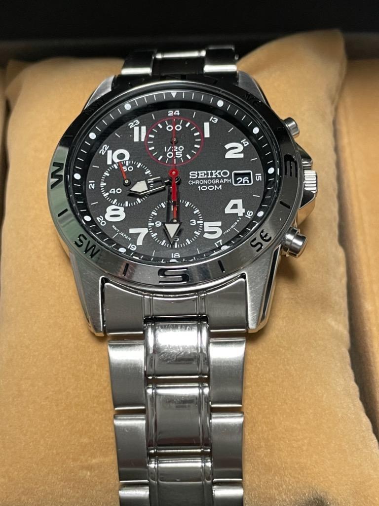 SEIKO セイコー（SEIKO） 逆輸入 クロノグラフ SND375 : neel