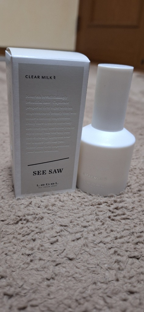 SEE/SAW ルベル シーソー クリアオイル シャープ/フラット 80ml