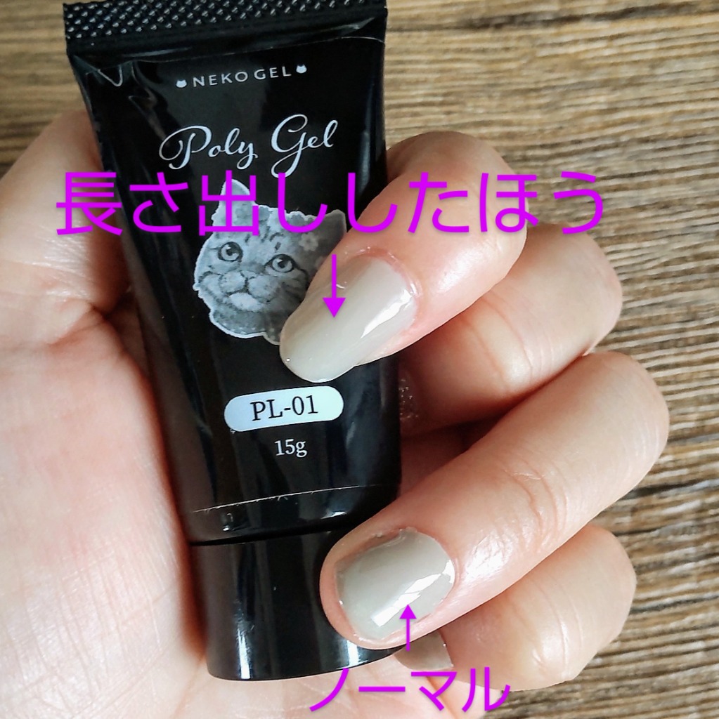 NEKO GEL ネコジェル ポリジェル 長さだしセット カラージェル