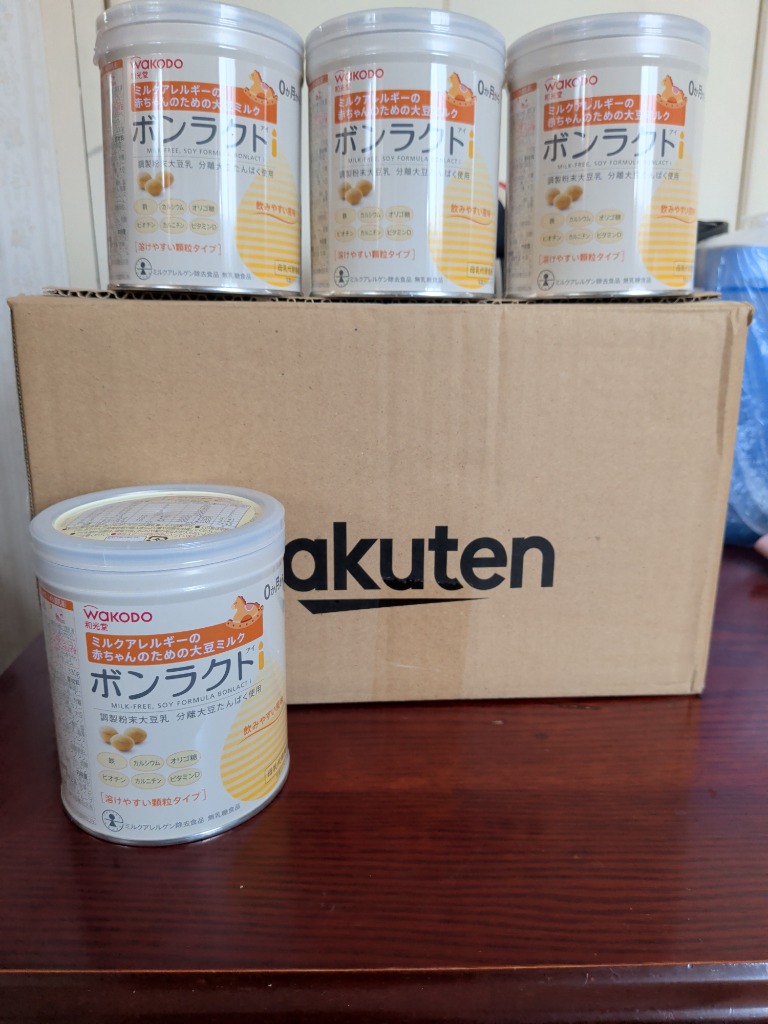 ボンラクト I ( 330g×4缶 )/ 和光堂 調製粉末大豆乳 : NetBabyWorld