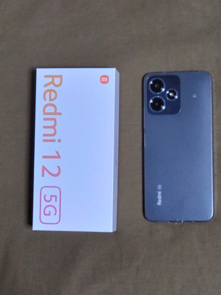 新品 SIMフリー Redmi 12 5G XIG03[128GB] ミッドナイトブラック AU/UQモバイル Xiaomi ※赤ロム保証  スマートフォン本体