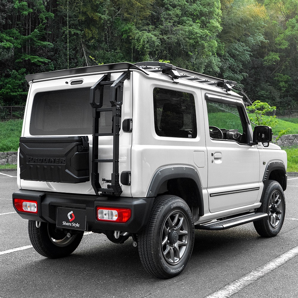 ジムニー JB64 シエラ JB74 リアラダー カスタム キャンプ 軽量 はしご