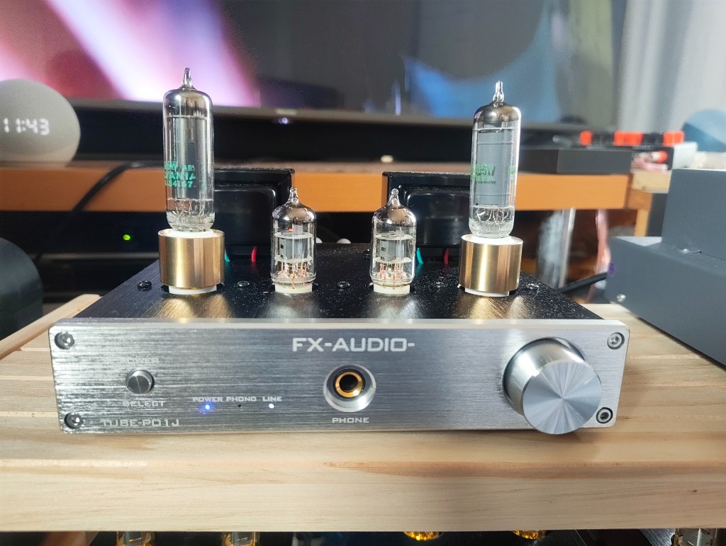 FX AUDIO [即納]FX-AUDIO- TUBE-P01J[シルバー]【ベースモデル