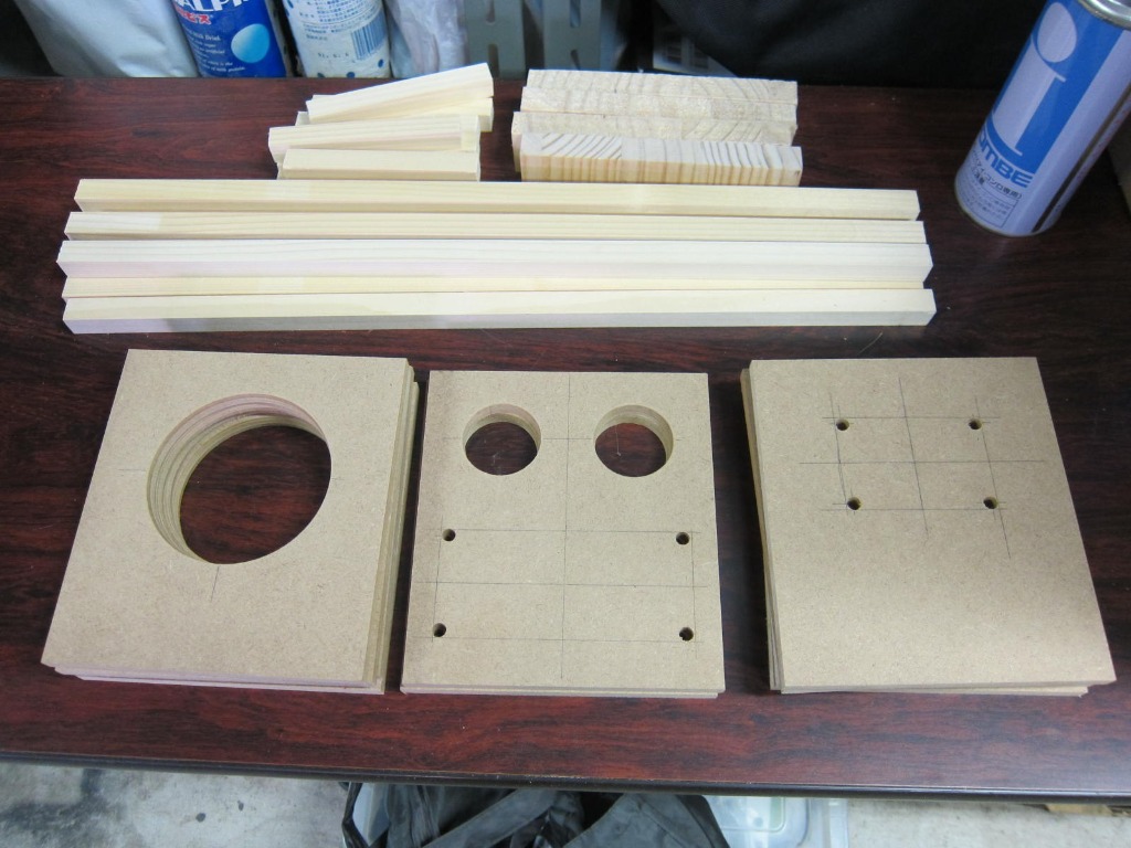 NFJ謹製エンクロージャー自作キット[MODEL-CUBE]3〜5インチ対応