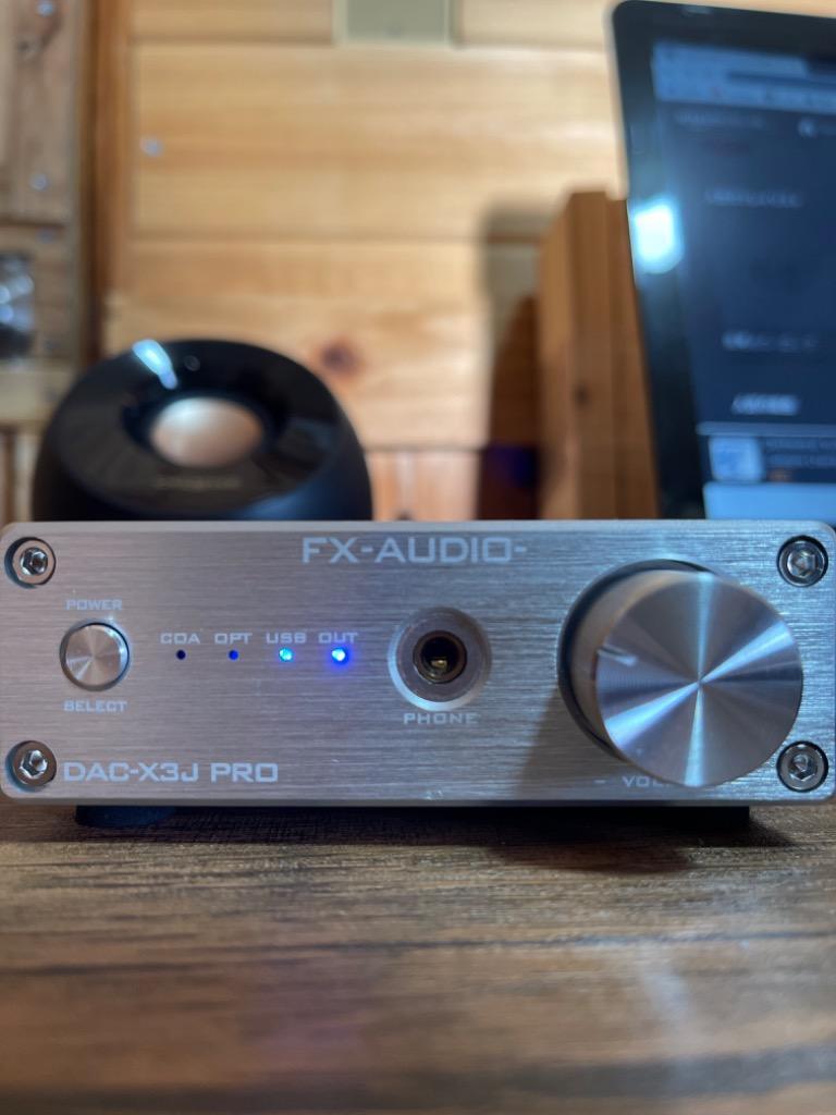 FX-AUDIO- DAC-X3J PRO[シルバー]ハイレゾDAC ES9023P USBバスパワー